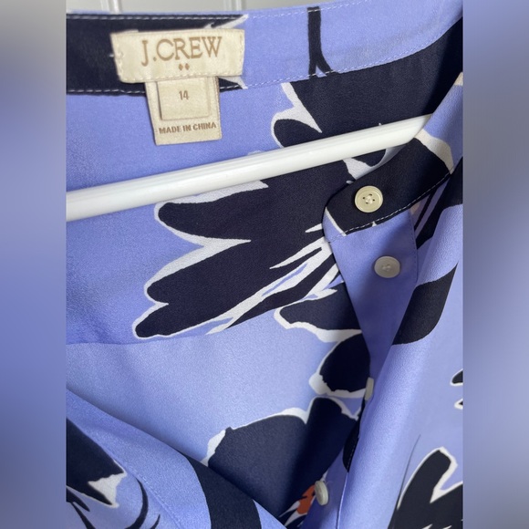 J.Crew Factory Tank in periwinkle floral - 14 - Picture 3 of 5